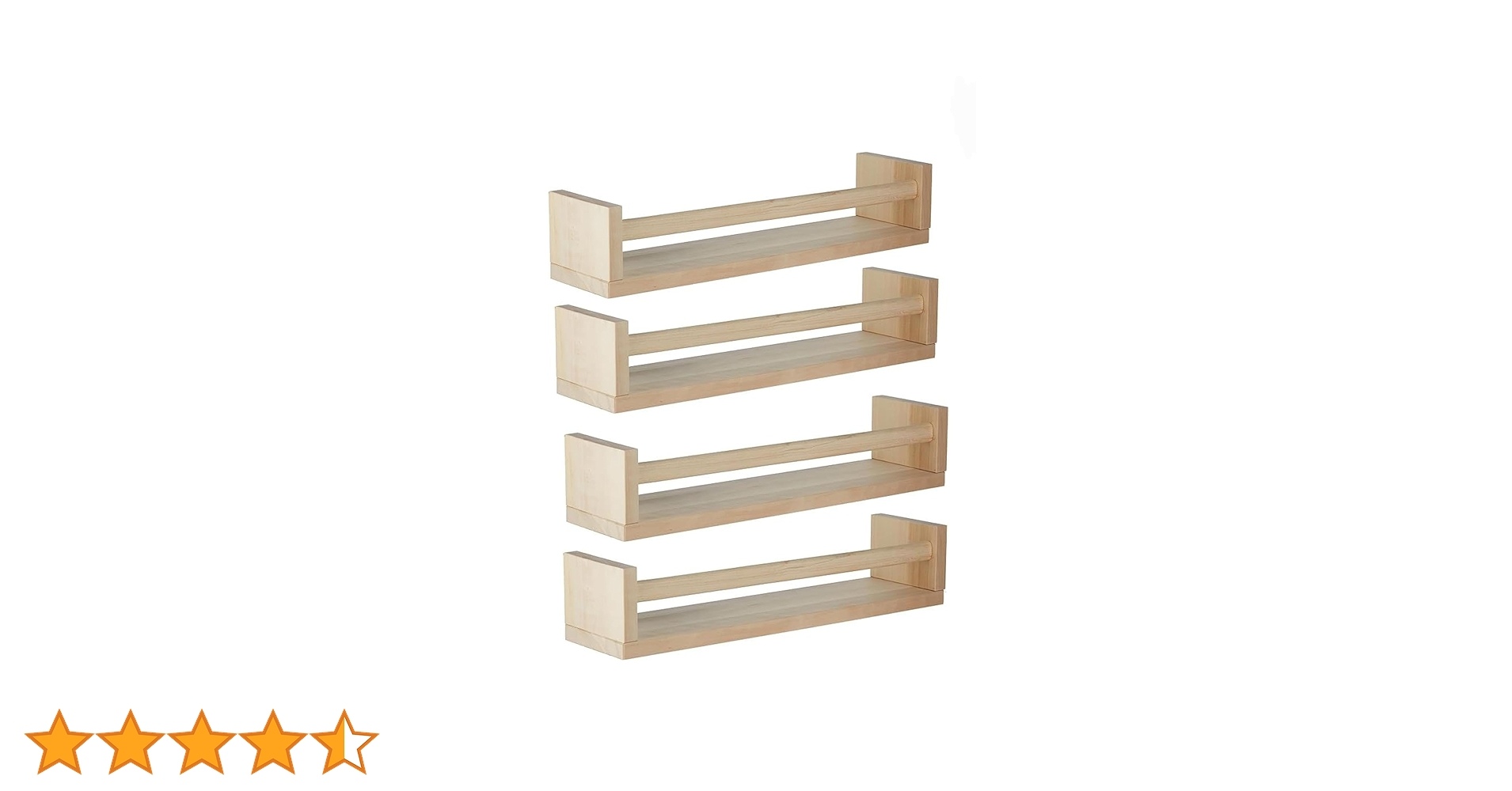 アラビア スパイスホルダー4点セット（レア） Amazon｜Ikea 400.701.85 Bekvam Spice Rack, Birch, Set of 4
